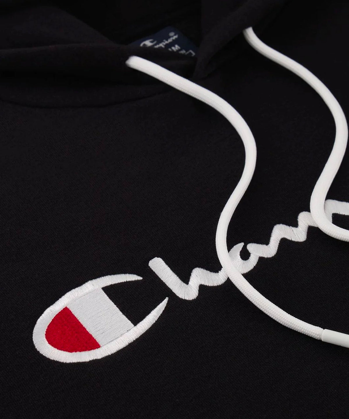 Sweatshirt À Capuche Champion Legacy Logo Brodé – Noir