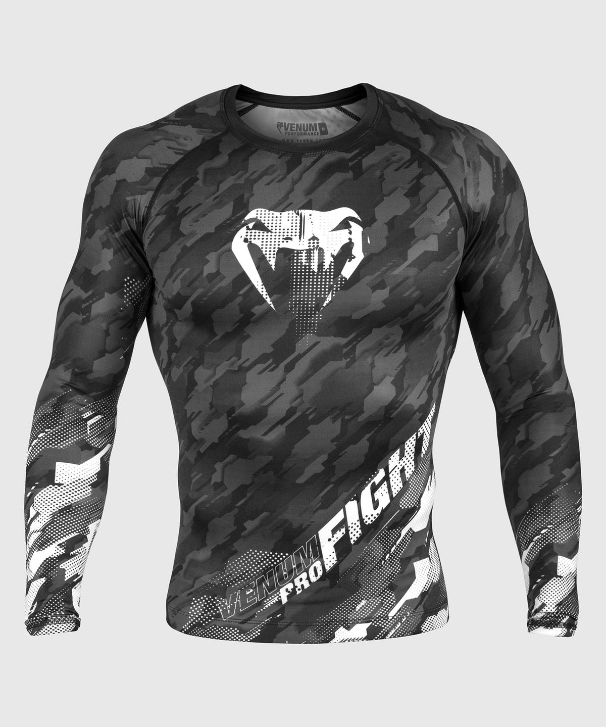 Venum Tecmo Rashguard - Langarm - Grau