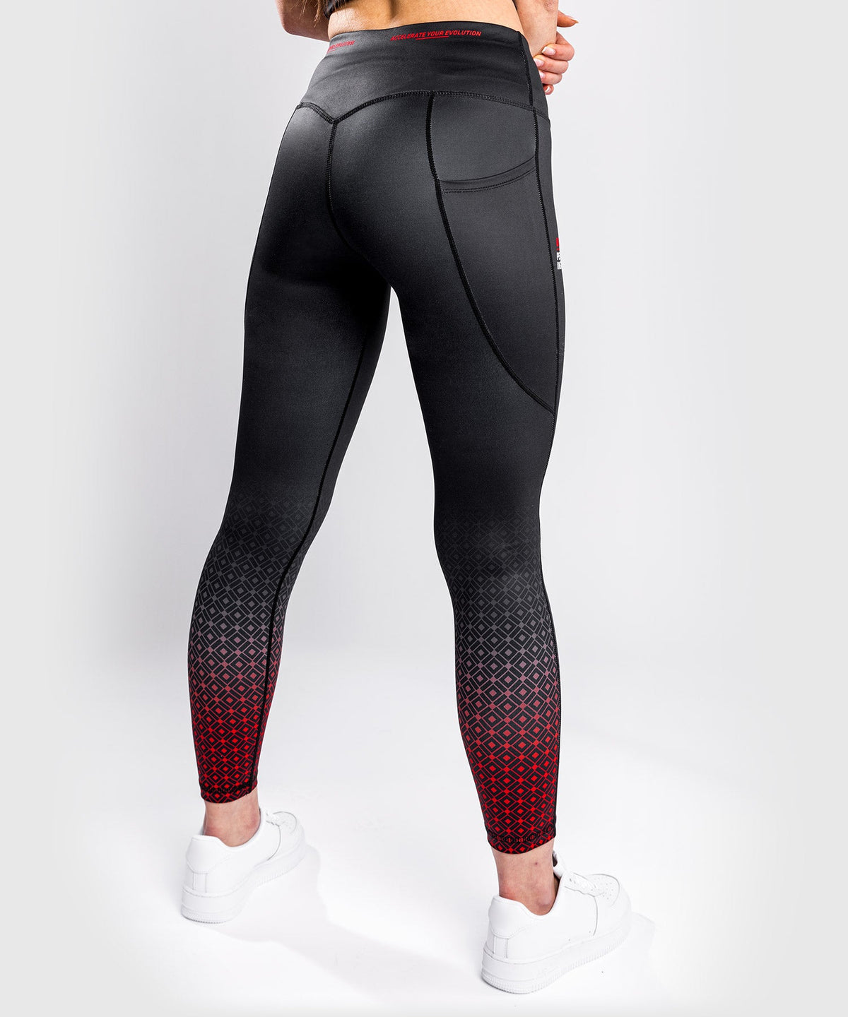Venum Performance Institute UFC Legging - Schwarz/Rot