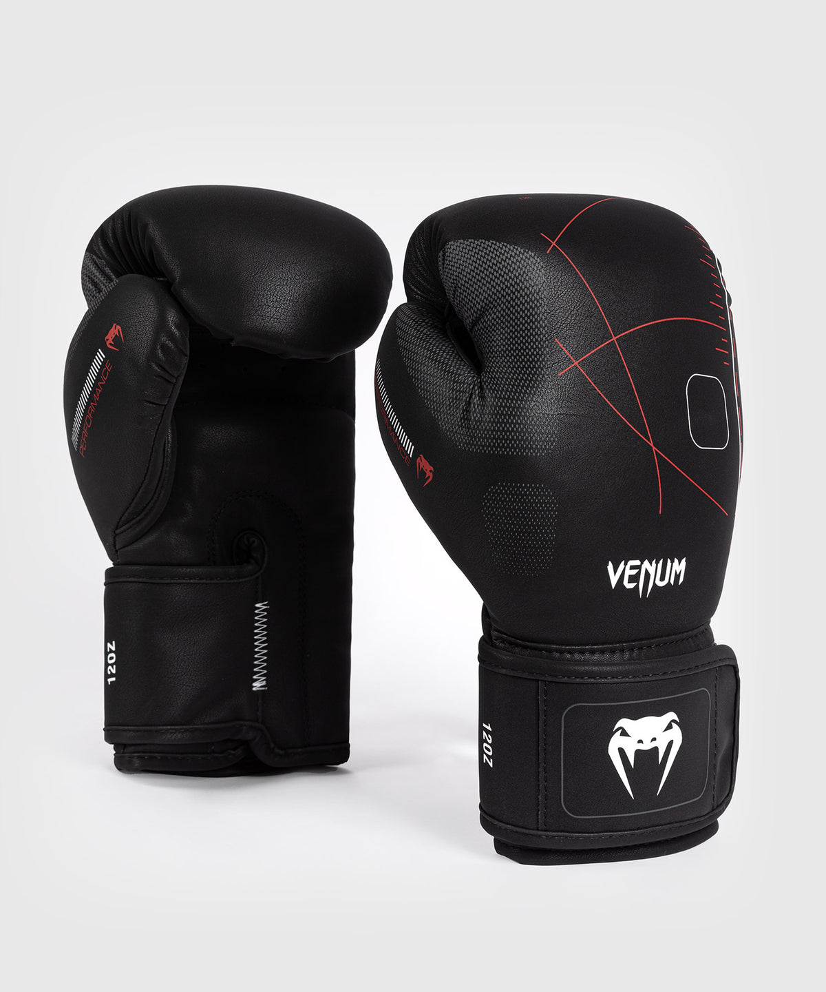 Venum Tactical XT Guantes de boxeo - Negro/Rojo Fuego