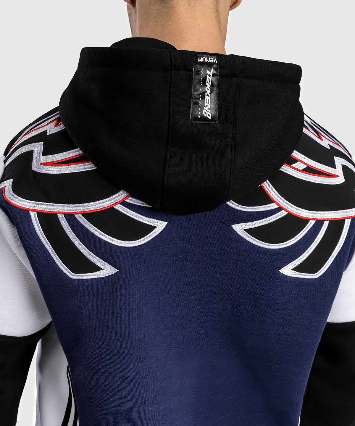 Venum x TEKKEN 8 - Jin Kazama Hoodie - Blau/Schwarz/Weiß