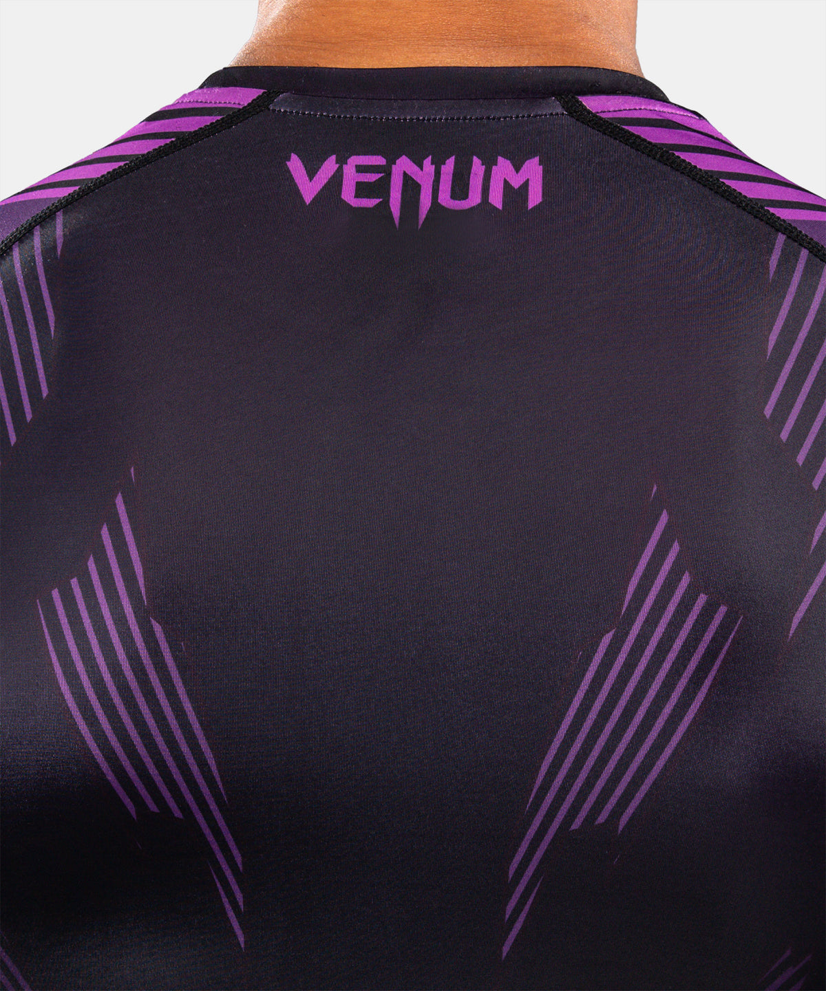 Venum No-Gi 6.0 Short Sleeve Rashguard - Black/Purple