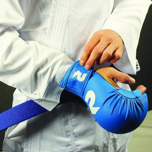 Mitaine de Karaté Entraînement Et Compétition Fight Art - Modèle Original - Bleu