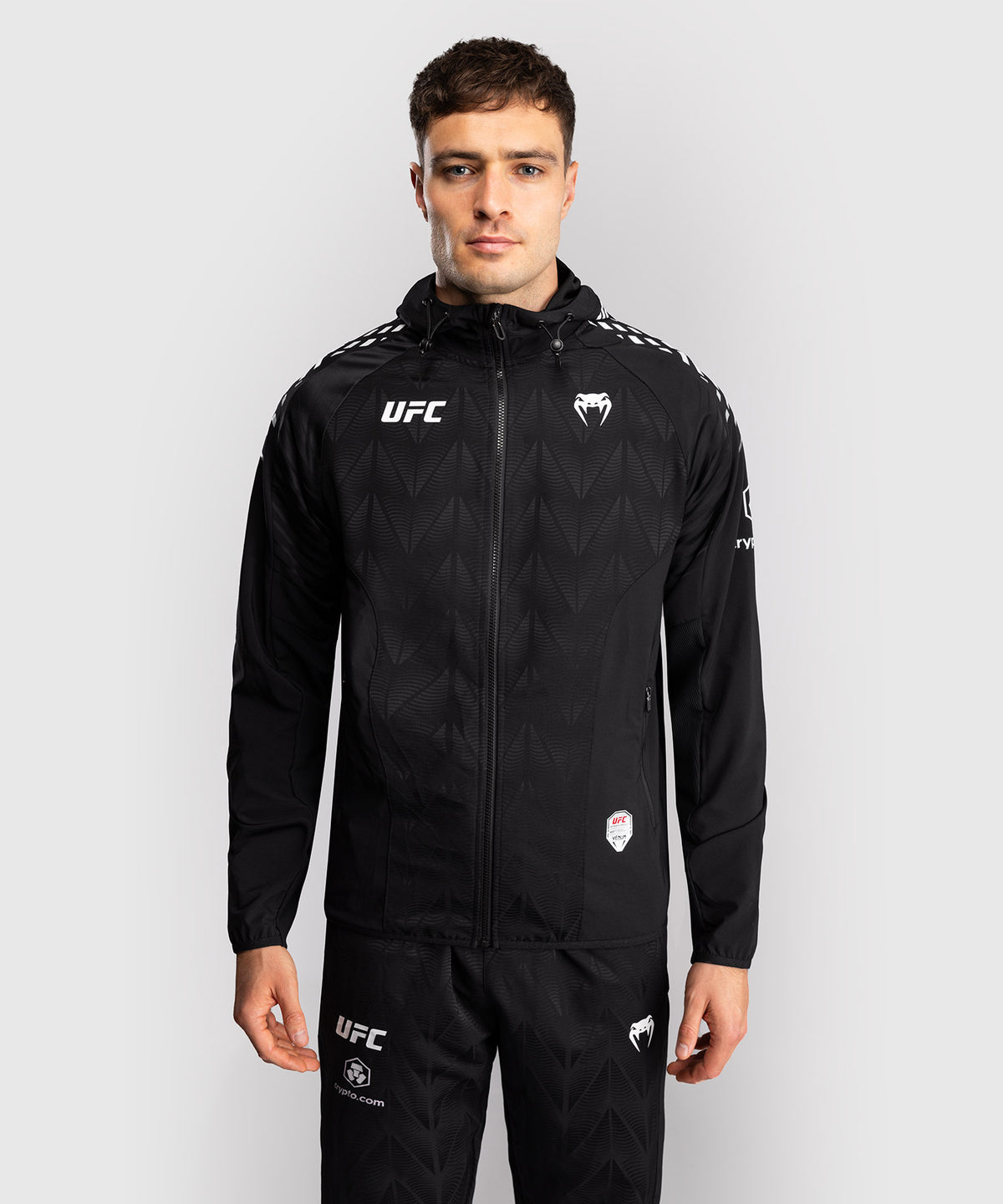 UFC Zenith by Venum Authentic Fight Night Felpa Walkout Uomo - Nero