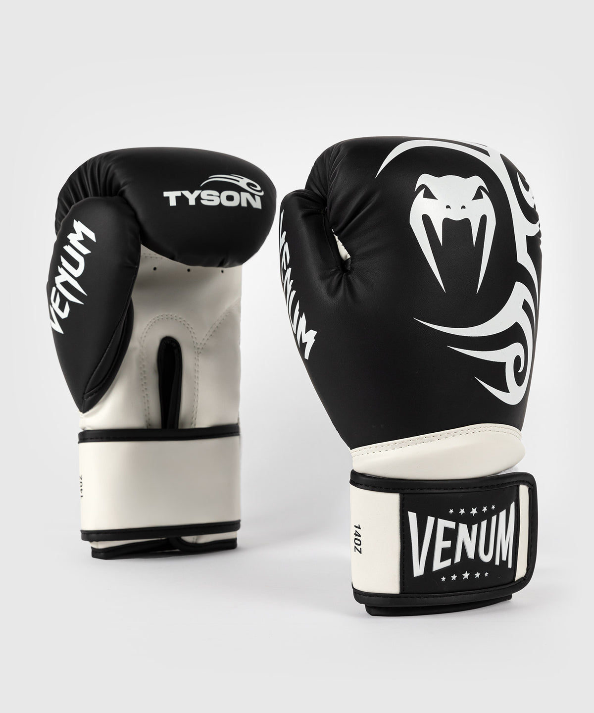Venum Giant 2.0 Mike Tyson Pro Boxhandschuhe - Tiefschwarz/Optisch Weiß