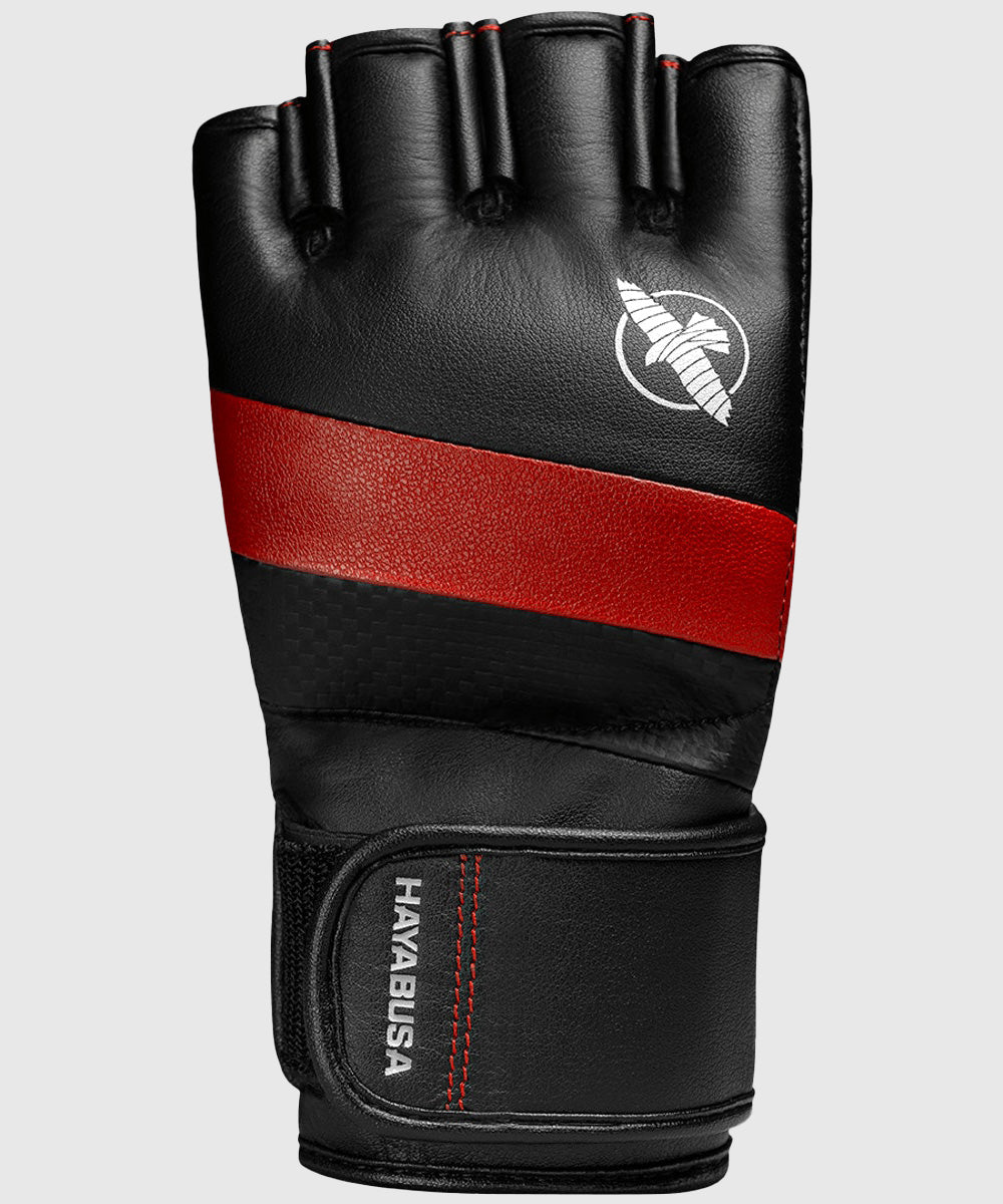 Hayabusa T3 Guantes de MMA - Negro/Rojo