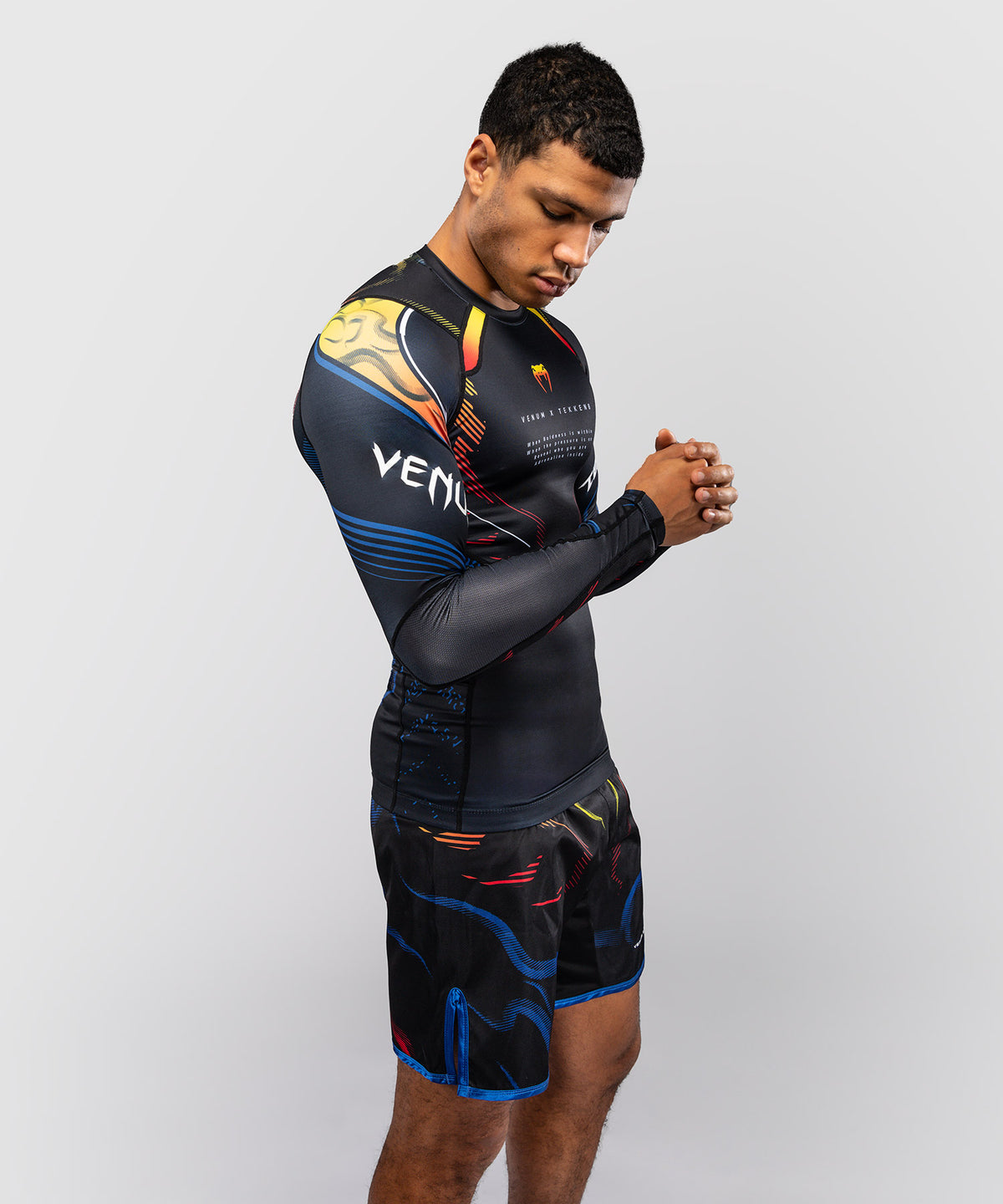 Rashguard à Manches Longues Yoshimitsu Venum x TEKKEN 8  - Noir/Orange