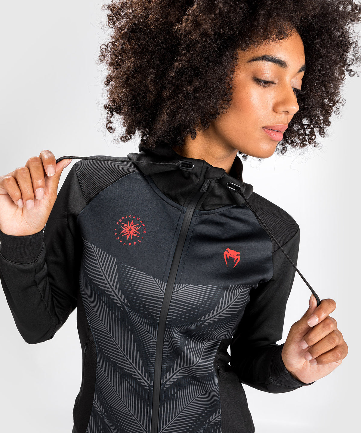 Venum Phantom Kapuzen-Sweatshirt - Für Frauen - Schwarz/Rot