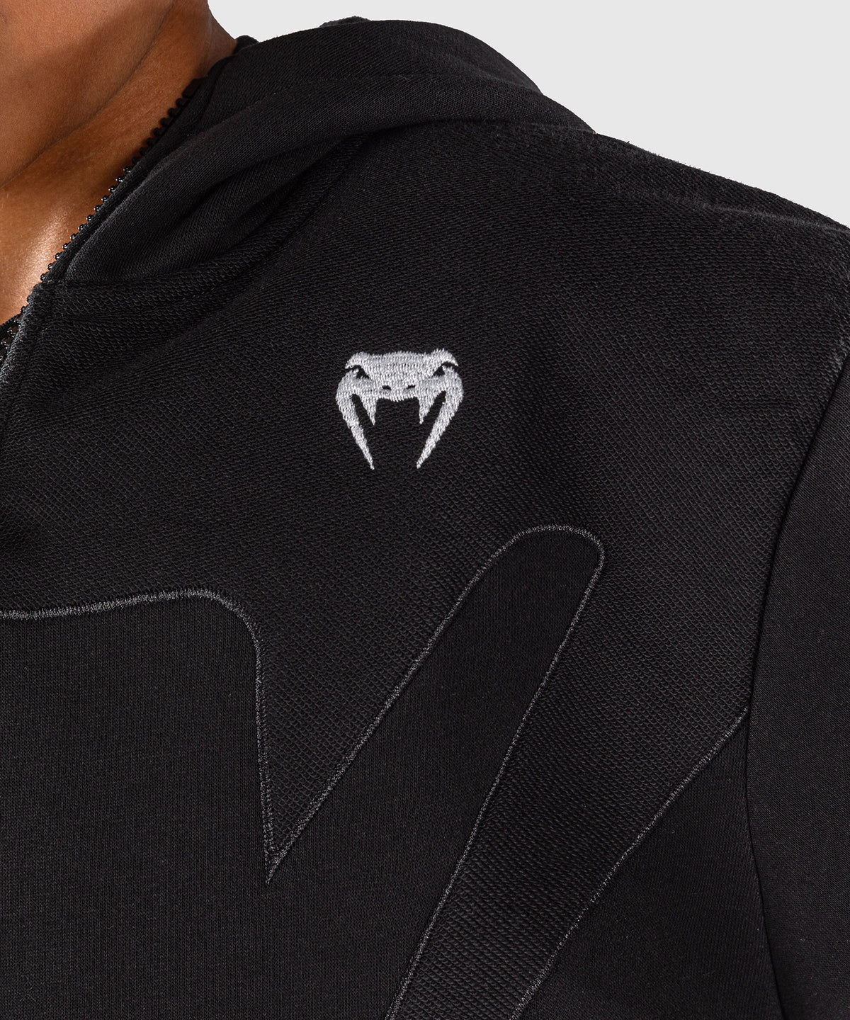 Veste de survêtement Venum Attack Fleece & Weave Pour Enfant - Noir