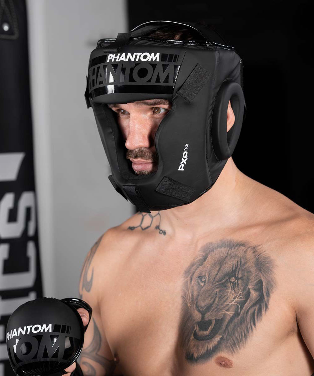 Phantom Athletics Apex Cage Boxing Headgear - Black