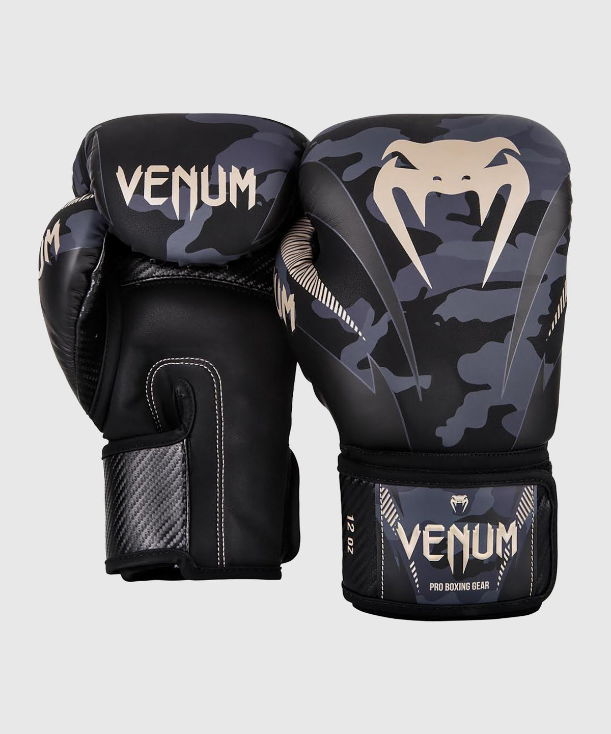Venum Impact Boxing Gloves - Dark Camo/Sand