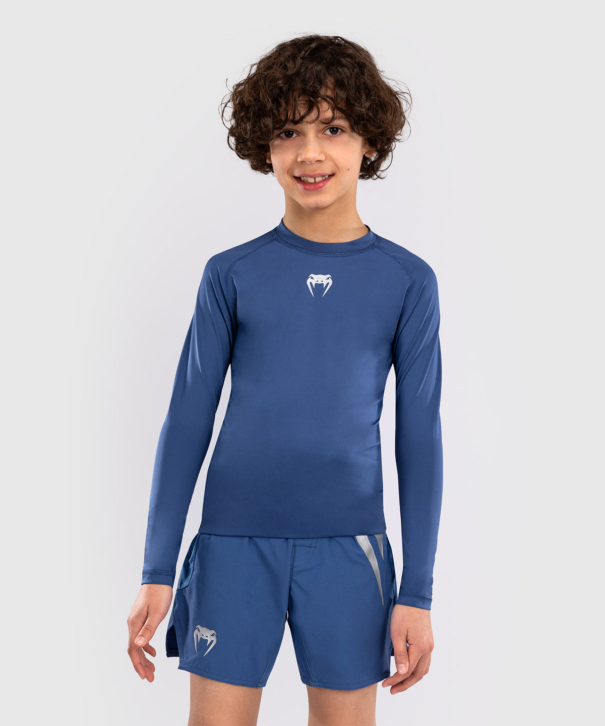 Rashguards Manches Longues pour Enfants Venum Contender - Bleu Royal