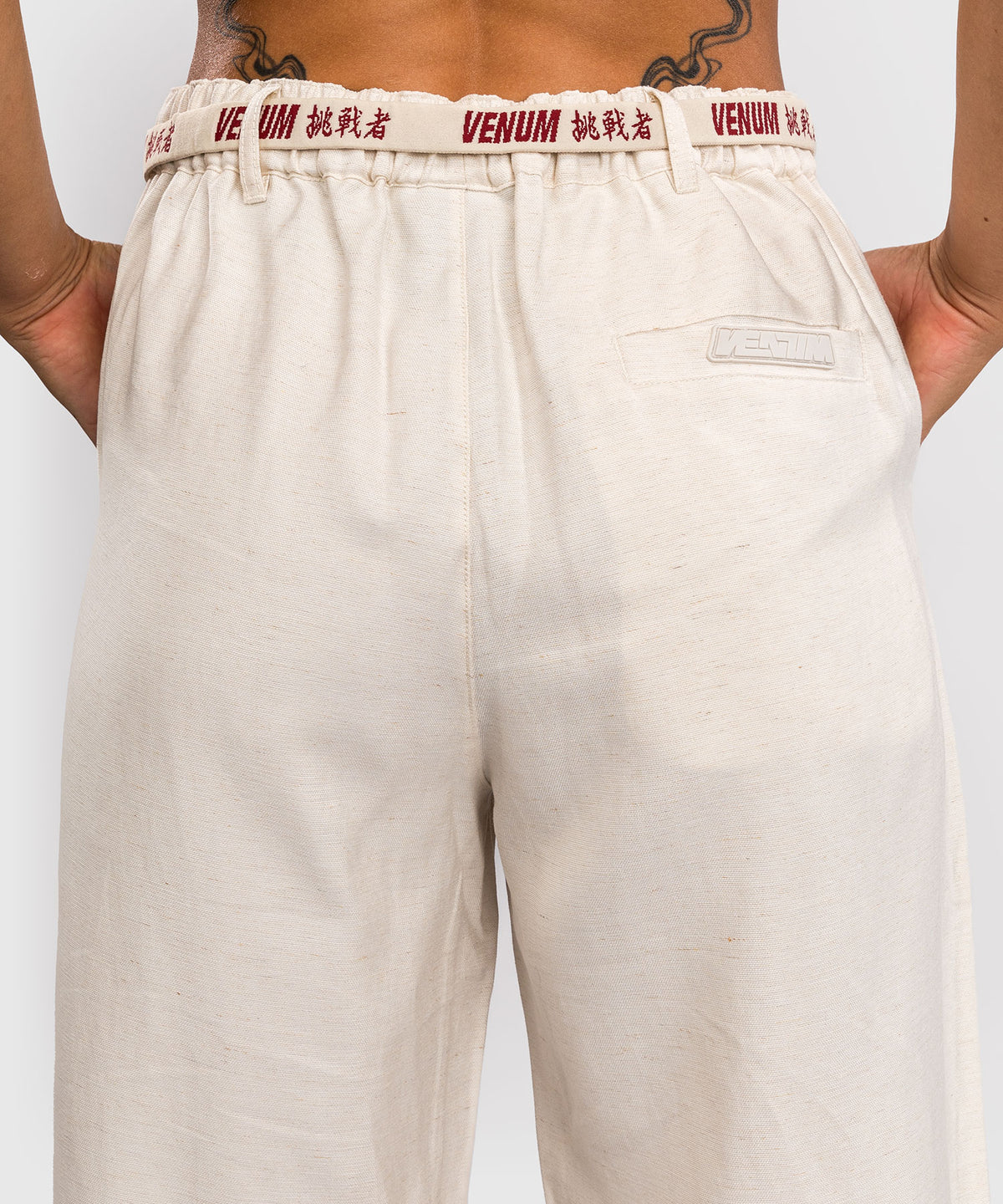 Pantalon pour Femmes Venum Serpenti – Ivoire/Bordeaux