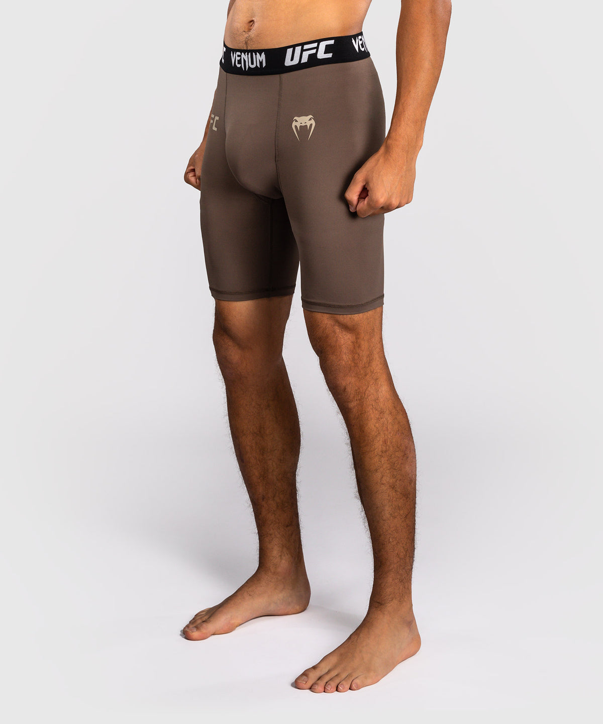 Venum UFC Unity by Venum Authentic Fight Week Pantaloncini a Compressione Tecnici da Uomo - Marrone
