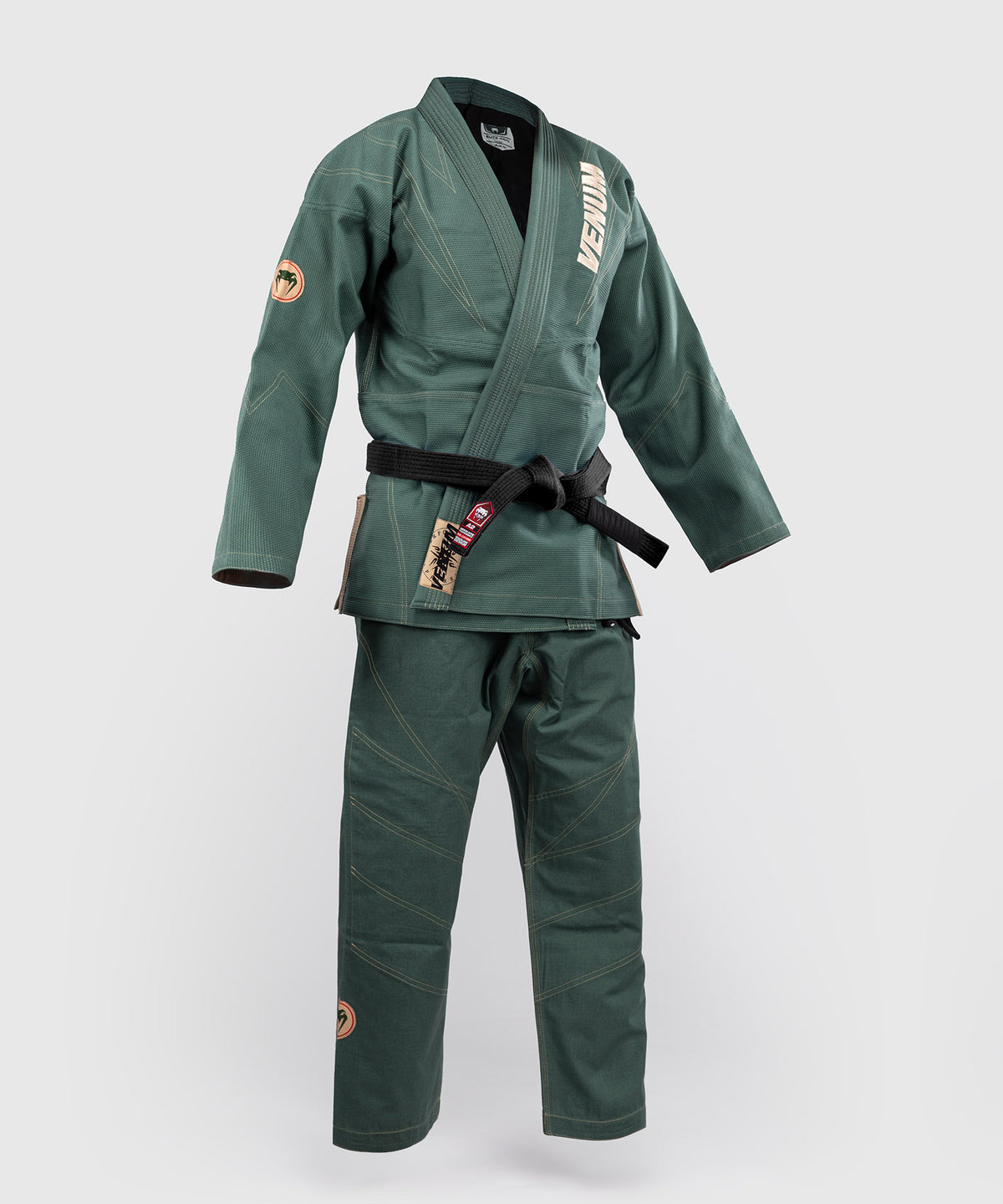 Venum Elite 5.0 - 450 - Gi de Jiu Jitsu Brasileño - Verde Bosque