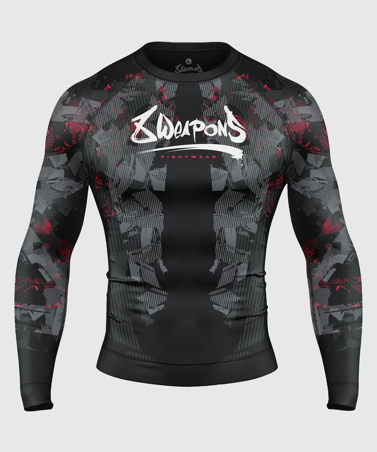 8 Weapons Hit 2.0 Rashguard a Maniche Lunghe - Nero