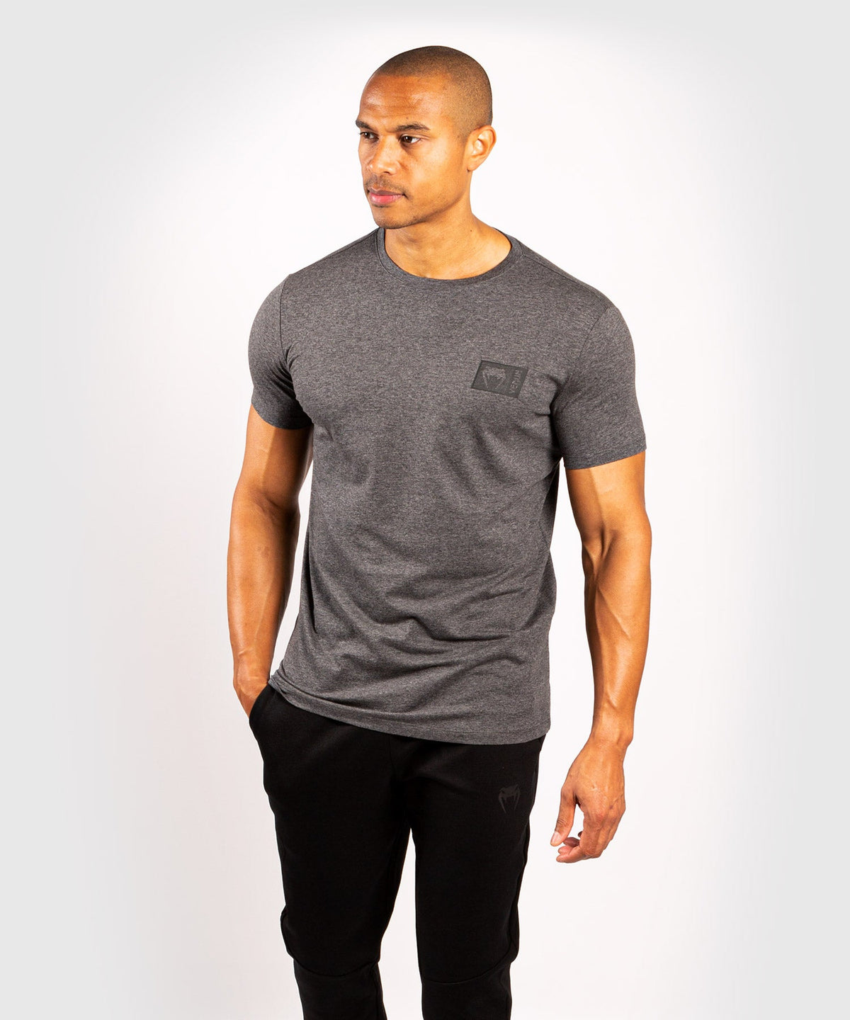 T-Shirt Venum Stamp - Gris Foncé Chiné
