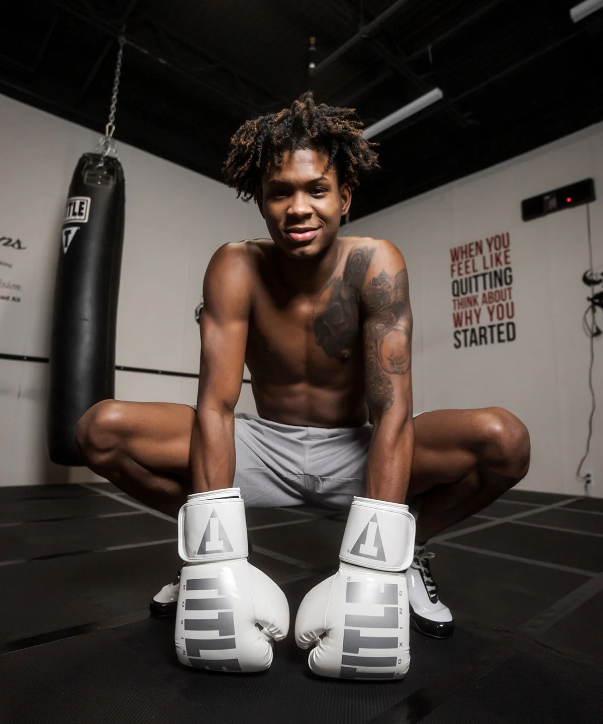 Gants de Boxe Title Boxing Inferno Intensity - Blanc/Argent