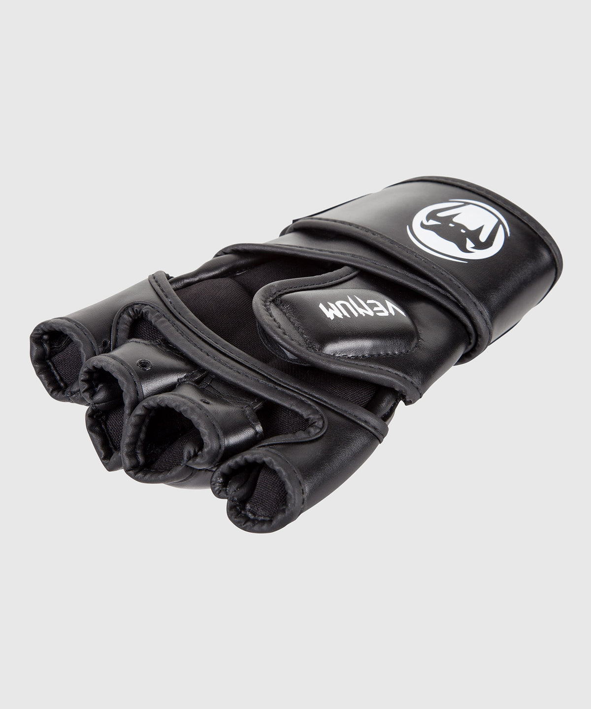 Venum Impact Guantes de MMA - Cuero Skintex - Negro