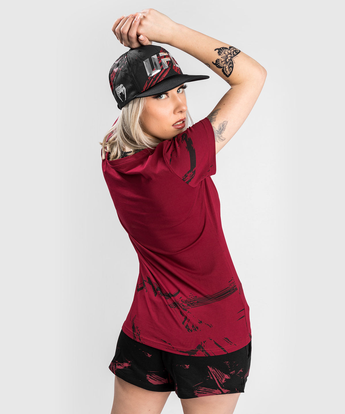 Camiseta UFC Venum Authentic Fight Week 2.0 - Para mujer  - Rojo