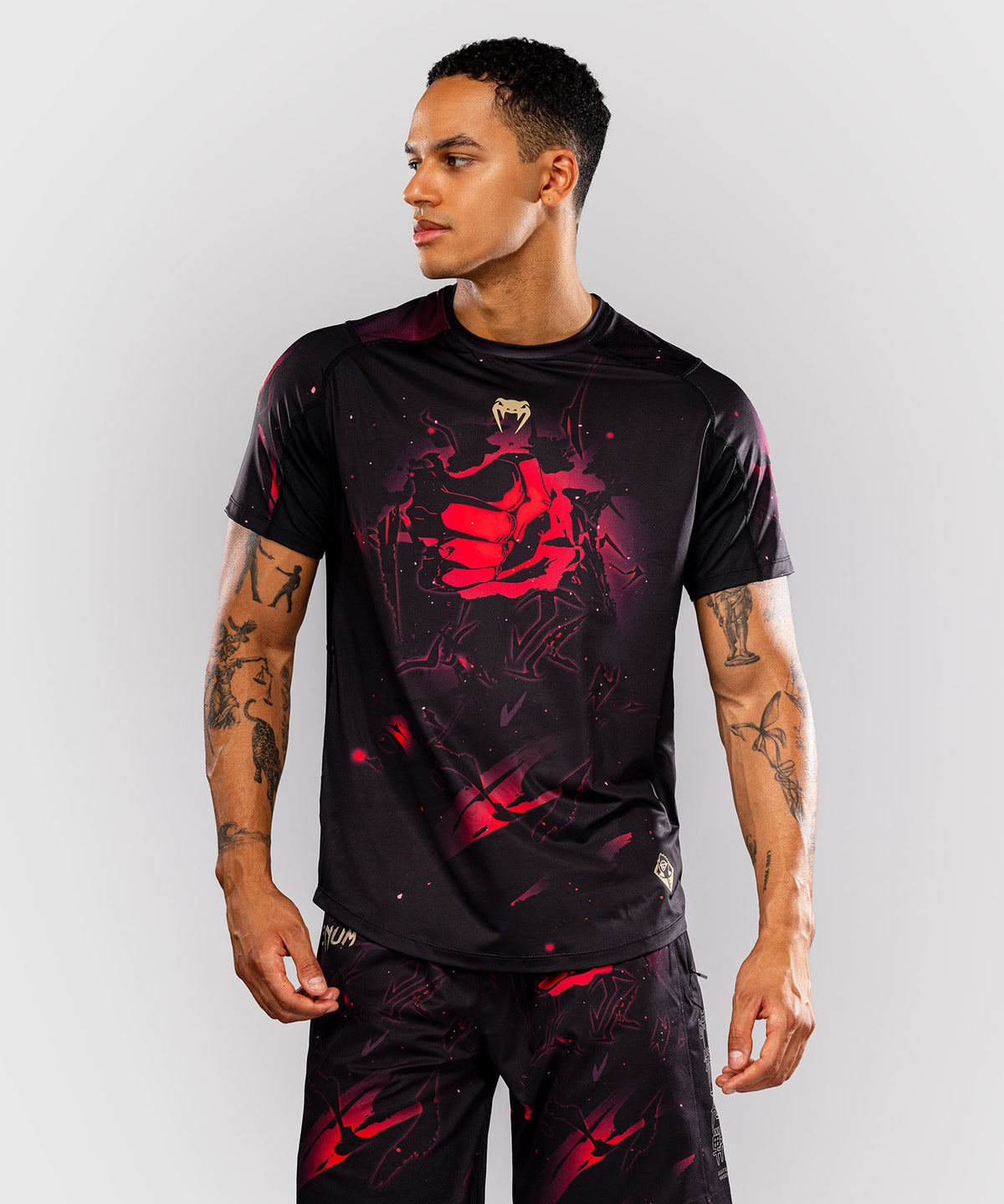 T-shirt Dry Tech Itadori Jujutsu Kaisen x Venum – Noir/Rouge