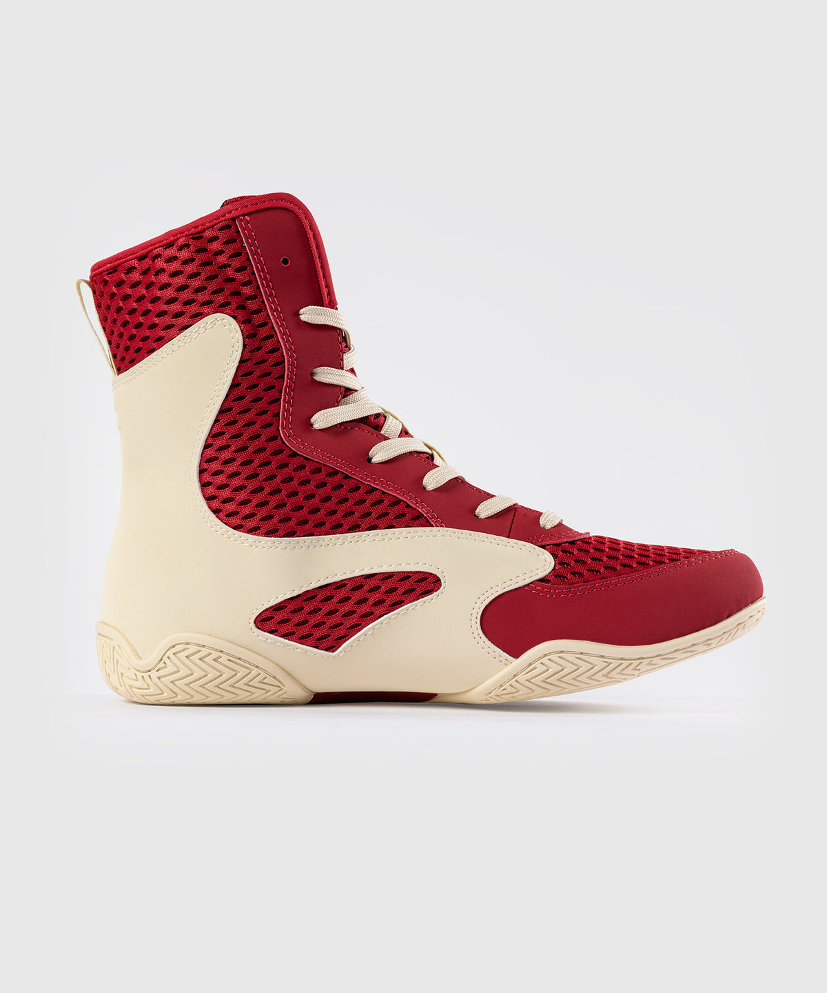 Venum Contender Boxing Shoes - Ruby Red/ Ivory