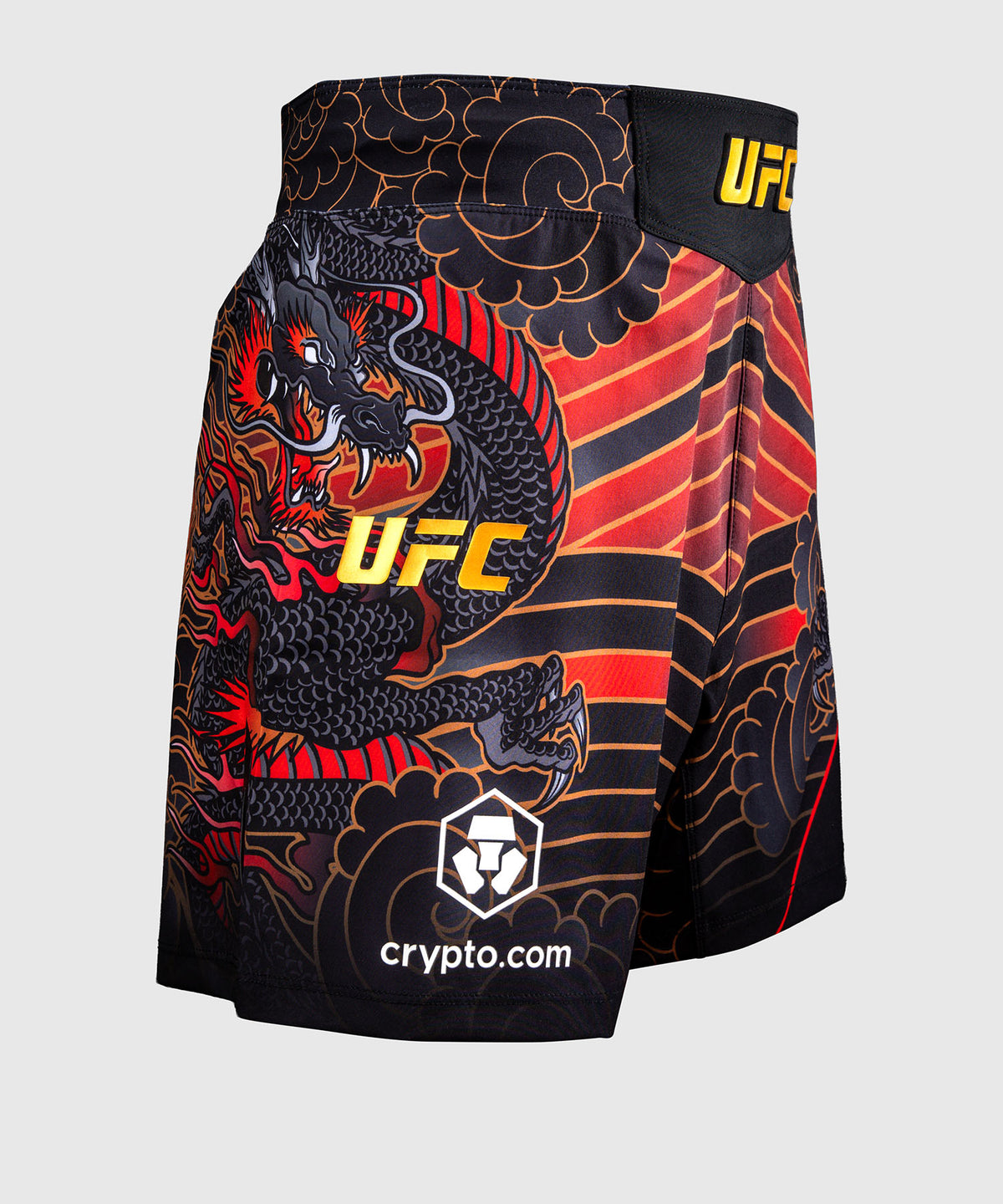 Men’s UFC Unrivaled by Venum Red Alexandre Pantoja Short fit Fight short