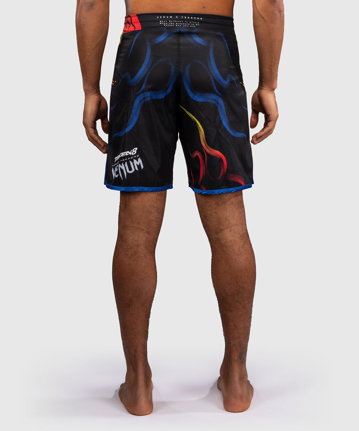 Venum x TEKKEN 8 Fightshorts - Yoshimitsu - Schwarz/Orange