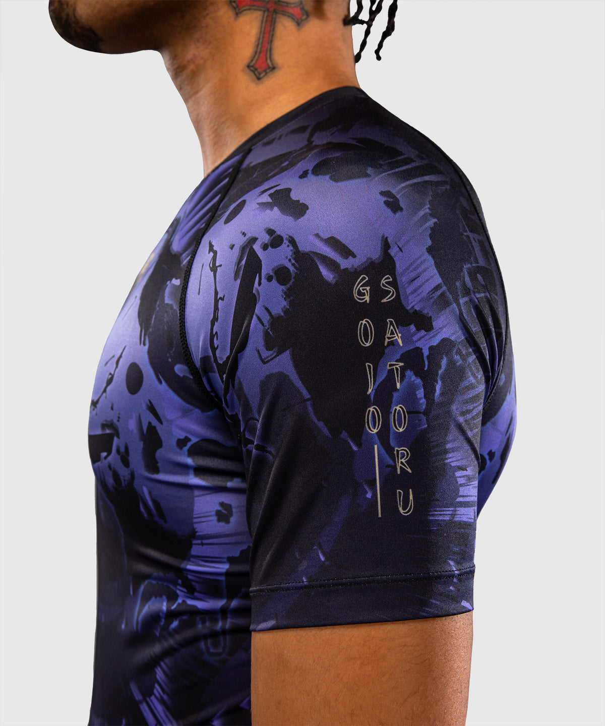 Rashguard à Manches Courtes Gojo Jujutsu Kaisen x Venum – Violet