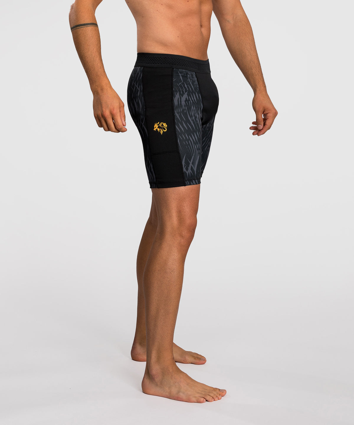 Short de compression Venum x Chimaev - Noir/Gris