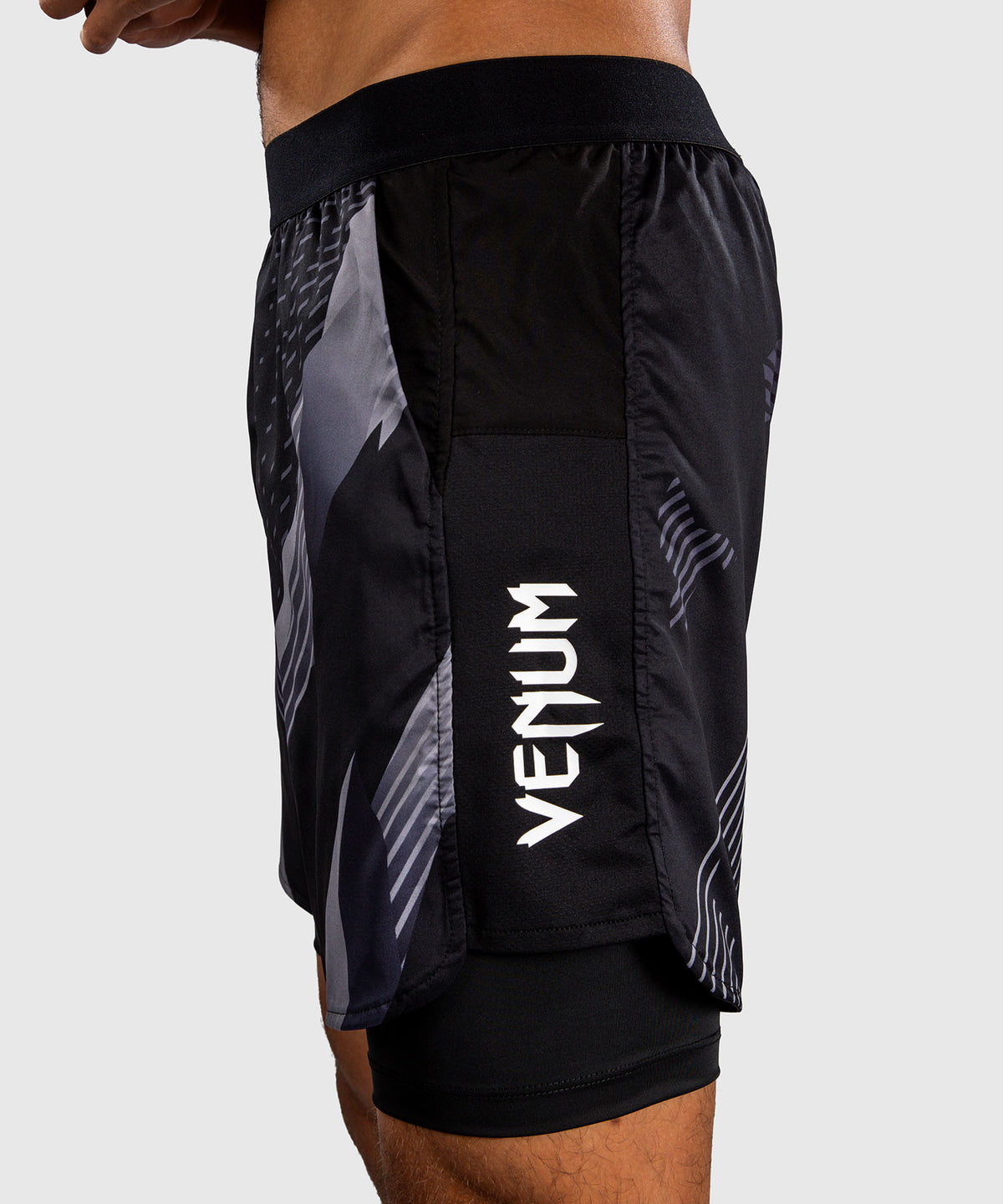 Short d’Entraînement Venum No-Gi 6.0 - Noir/Blanc