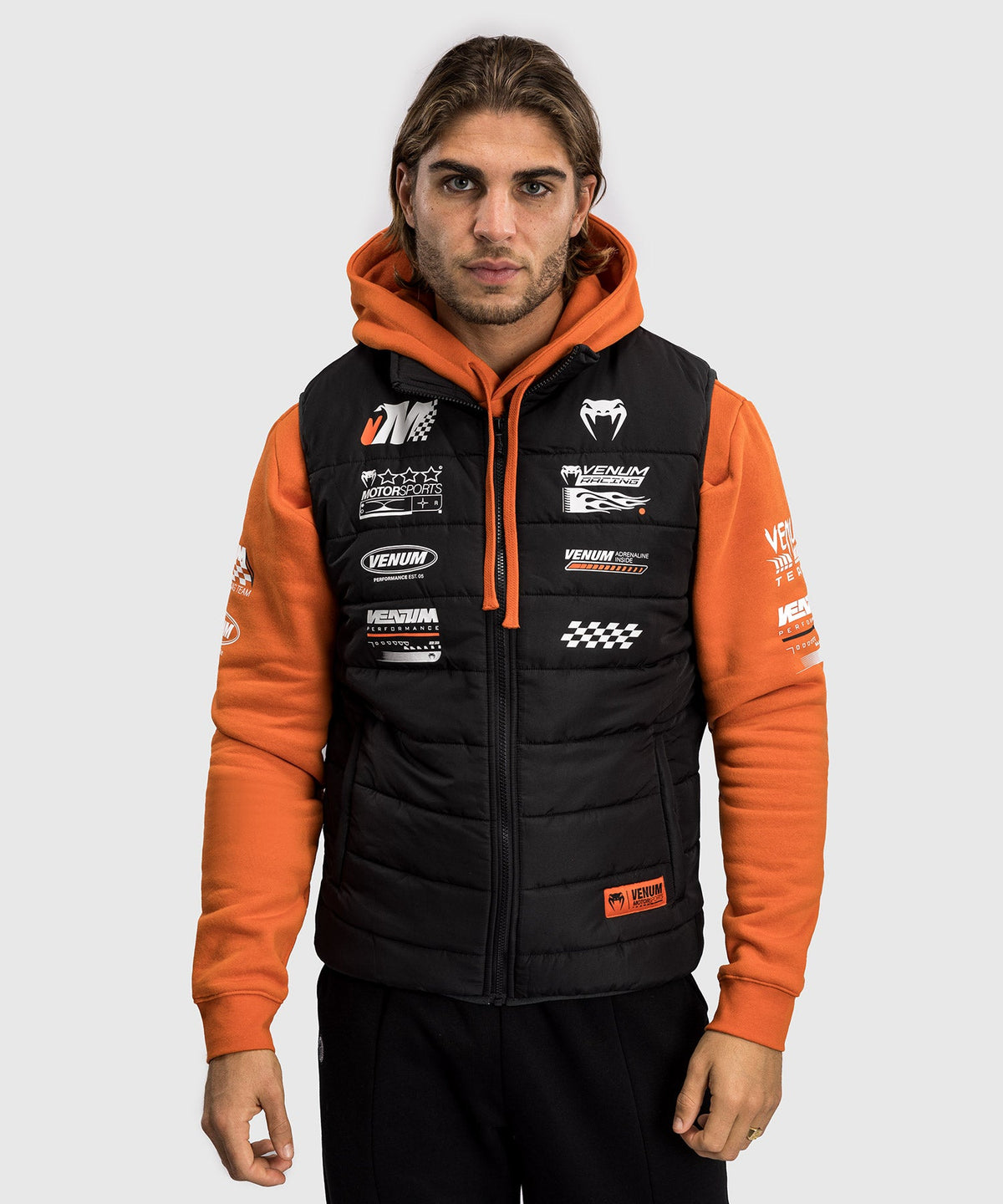 Venum Motorsports Chaqueta Acolchada - Negro Profundo