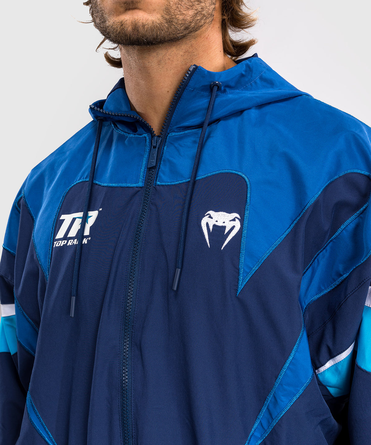 Veste à Capuche Venum x Top Rank Original pour Hommes - Bleu Marine