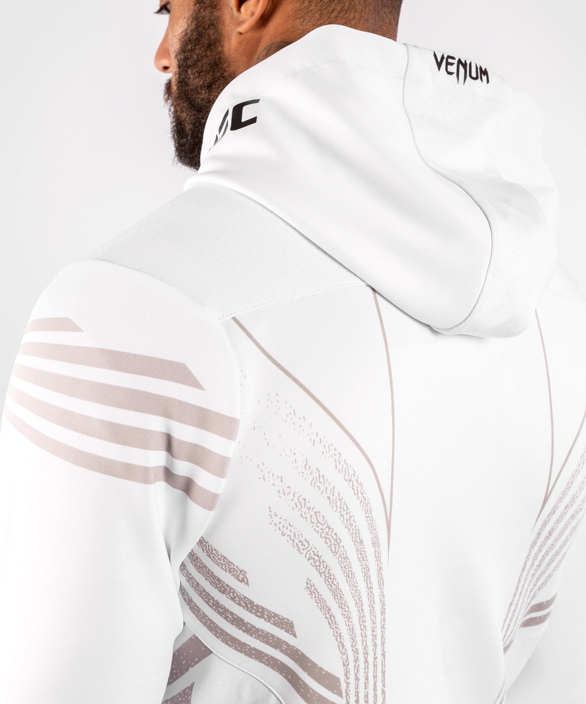 UFC Venum Authentic Fight Night Herren Walkout Hoodie - Weiß