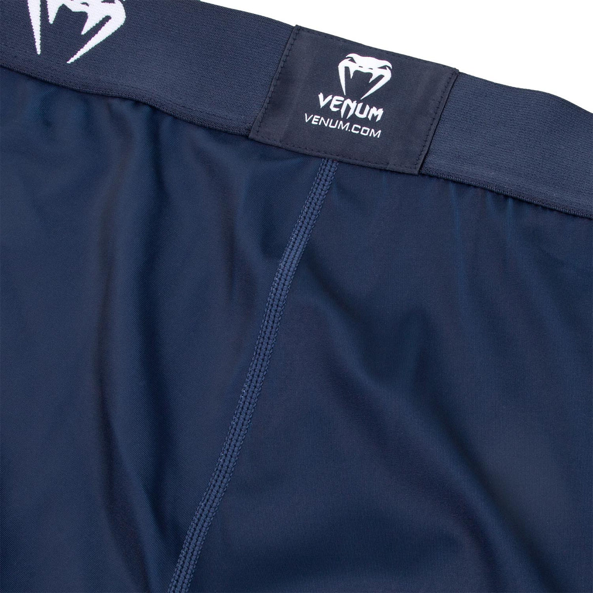 Pantaloni a compressione Venum Signature - Blu Marino/Bianco
