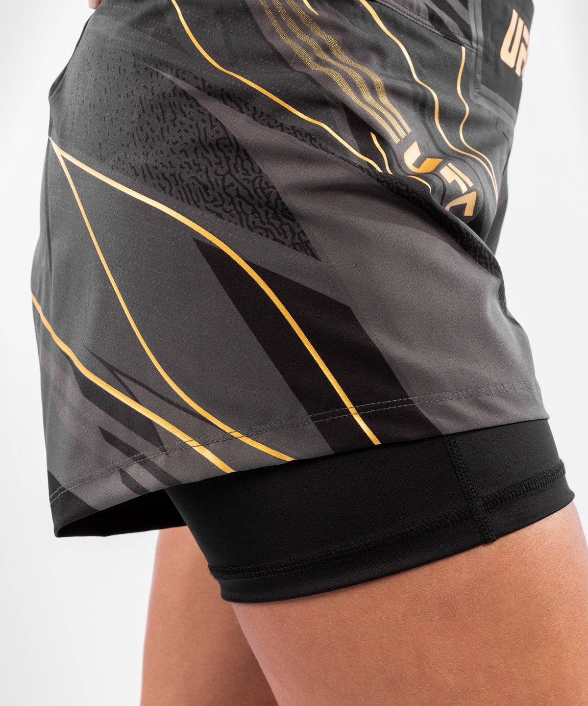 Fightshort Femme UFC Venum Authentic Fight Night - Coupe Courte - Champion