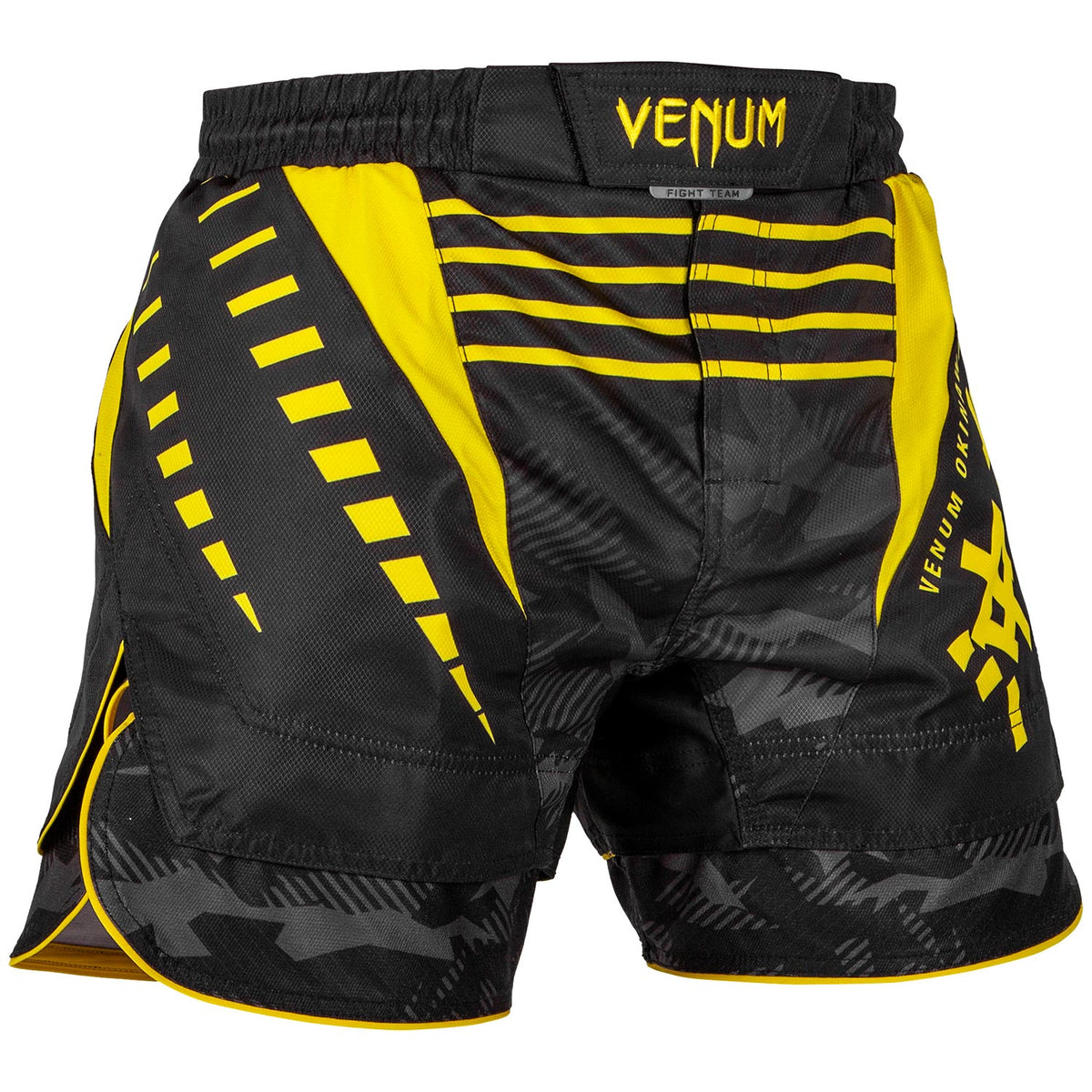 Fightshort court Venum Okinawa 2.0 - Noir/Jaune