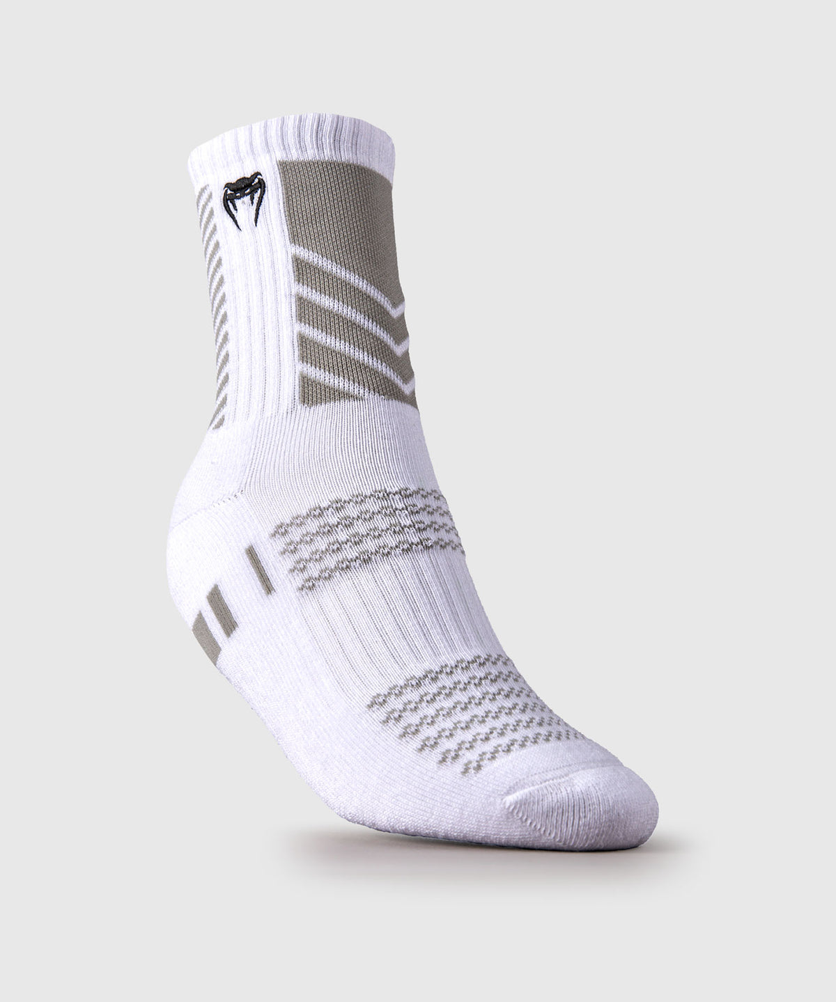Pack de 3 Paires de Chaussettes Mi-longues Venum Vector - Blanc/Gris