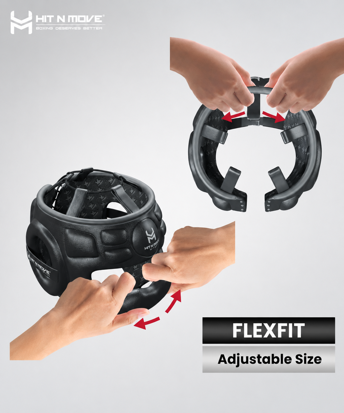 Casque de Boxe Avec Barre Hit N Move - Noir