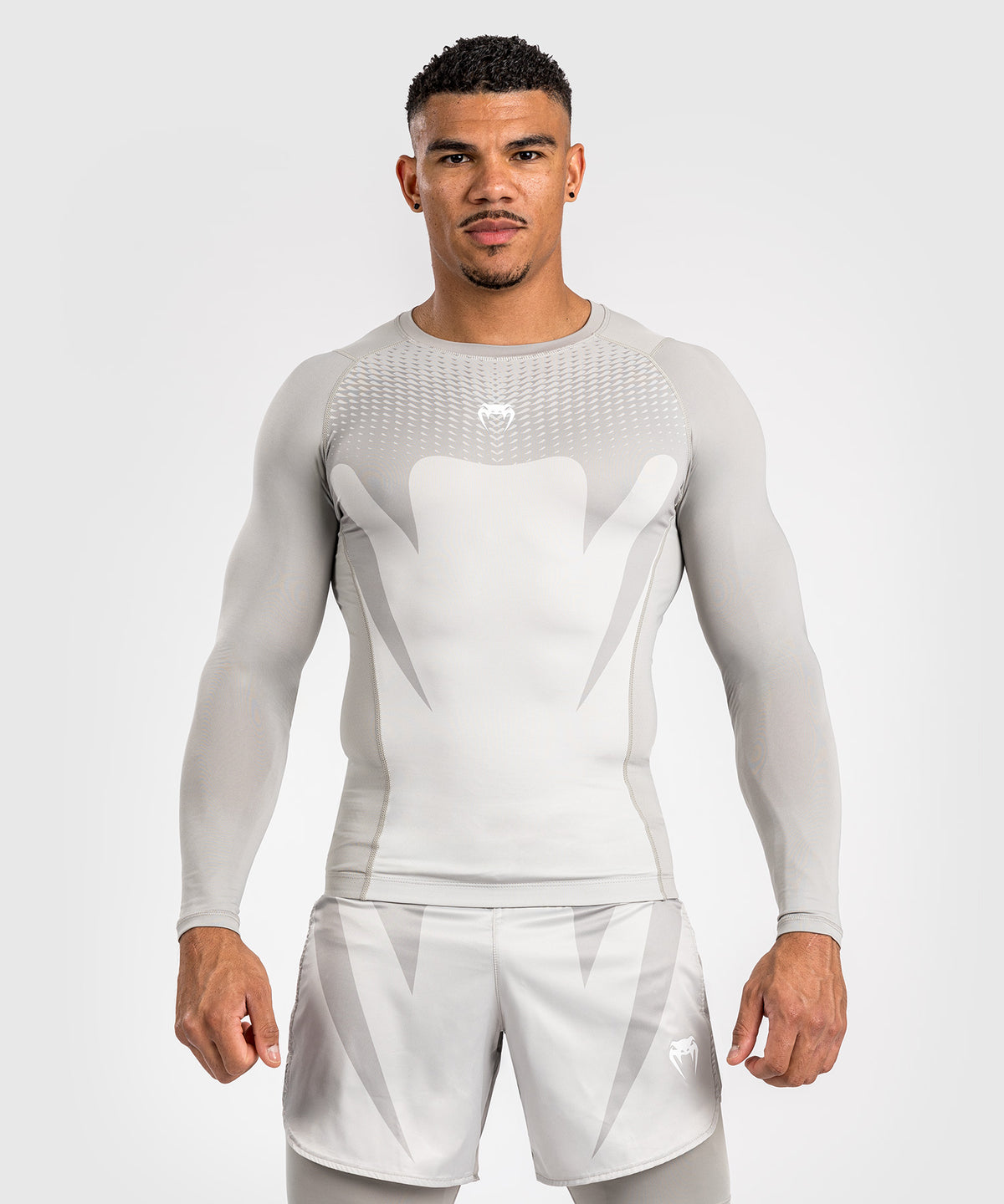 Venum Attack Rashguard de Manga Larga para Hombre - Arena