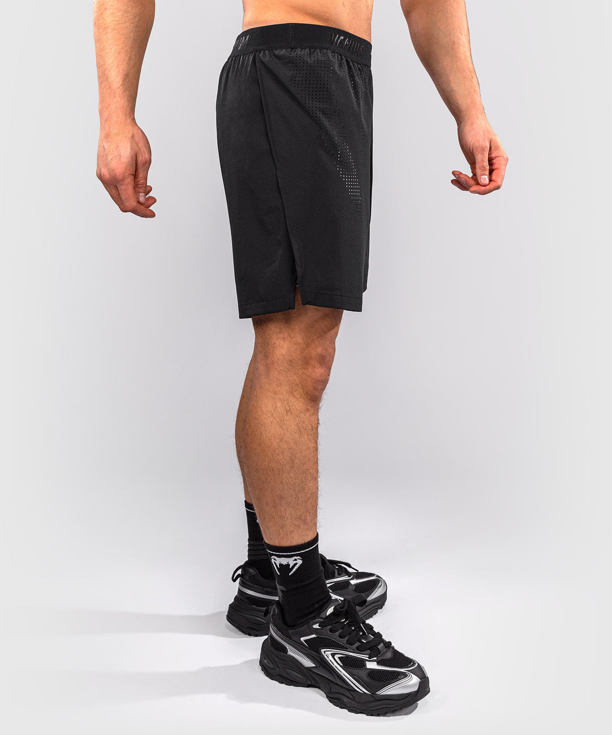 Pantalones cortos de entrenamiento híbridos Venum Lazer - Negro/Gris
