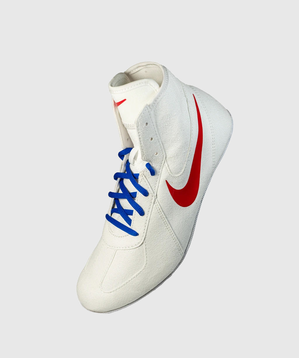 Chaussures de lutte Nike Footsweep 2 - Blanc/Rouge/Bleu