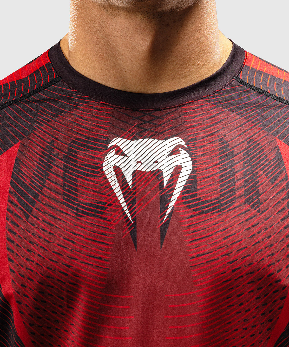 Venum Galactic 3.0 Dry-Tech T-Shirt - Rot/Silber
