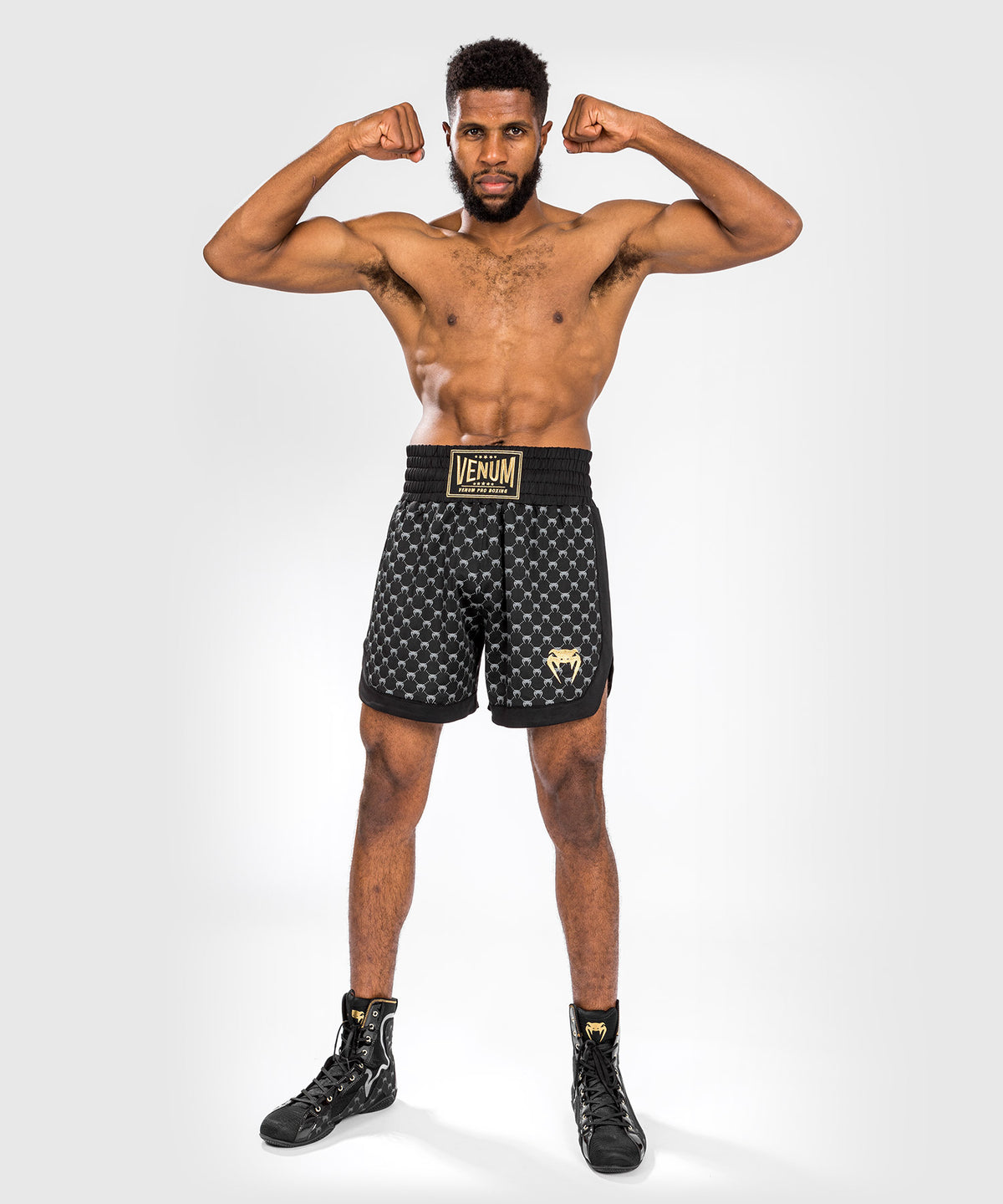 Pantaloncini da boxe Monogram Venum - neri