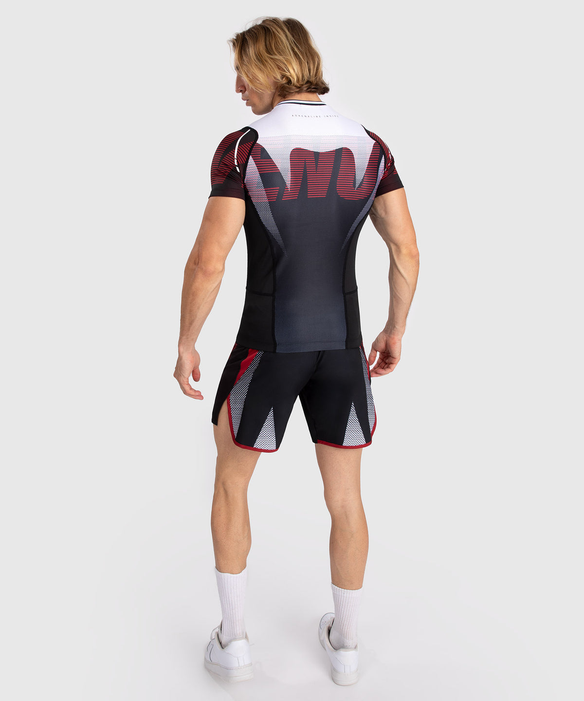 Venum Adrenaline Rashguard a Maniche Corte da Uomo - Red