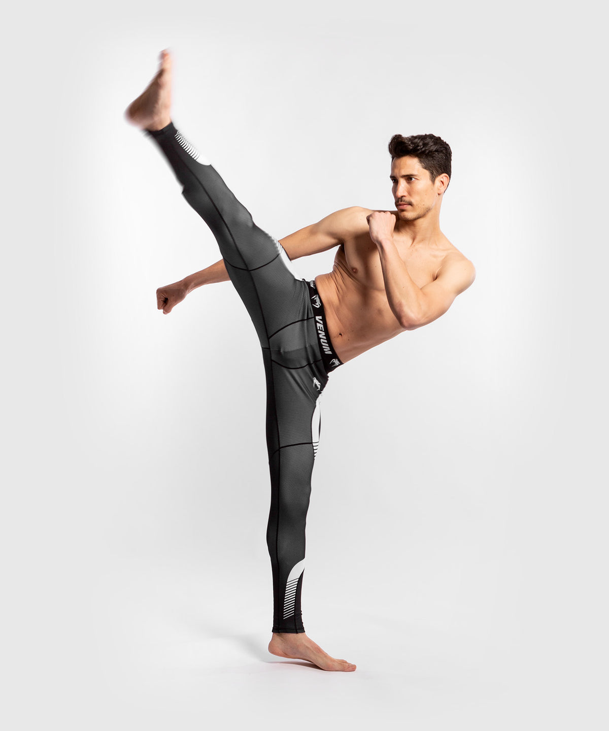 Pantalones de compresión Venum No Gi 3.0 - Negro/Blanco