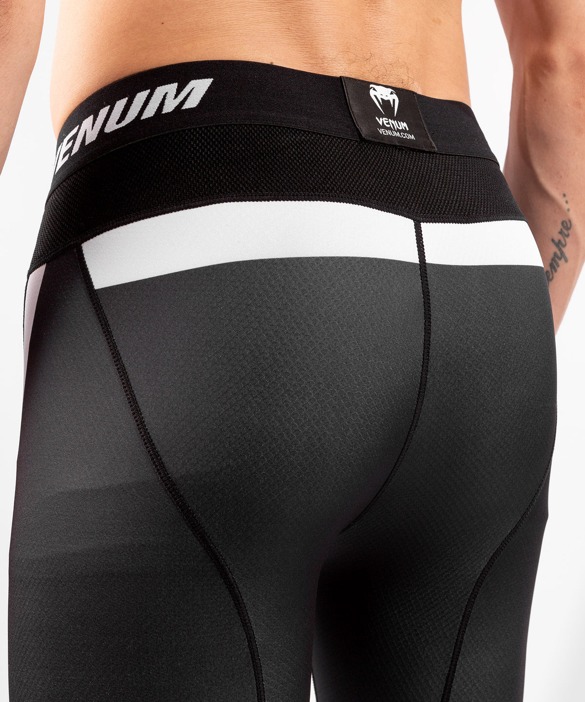 Pantalones de compresión Venum No Gi 3.0 - Negro/Blanco