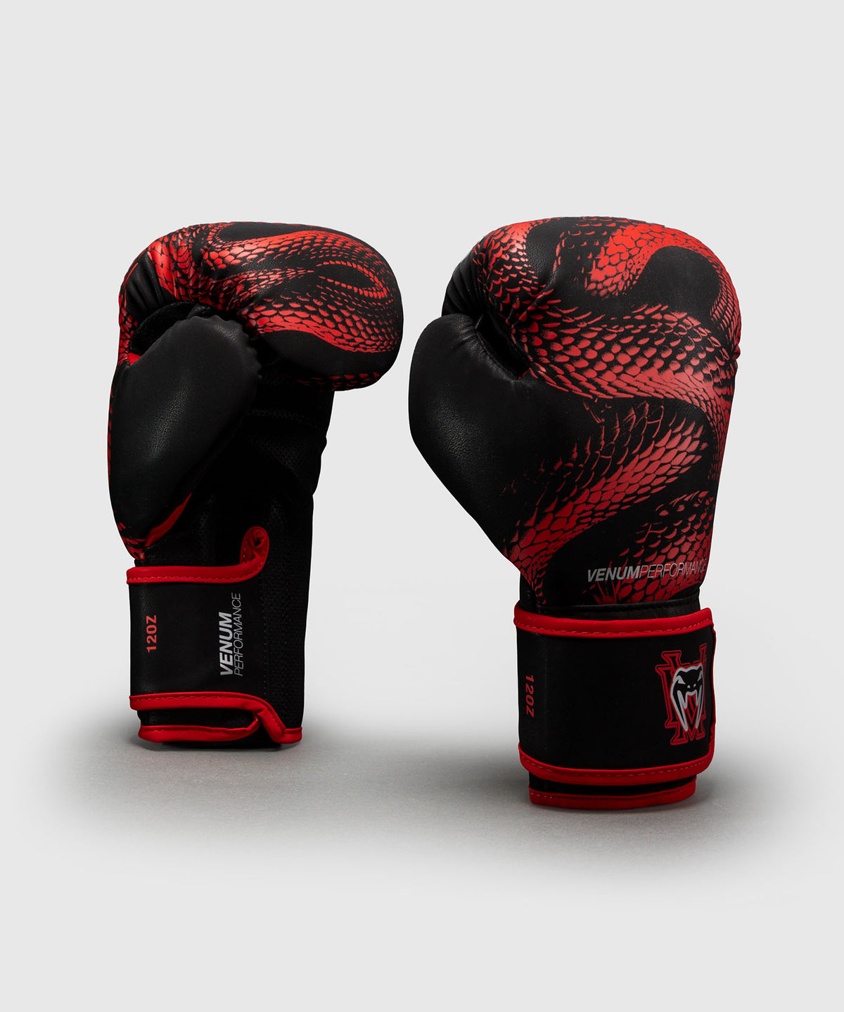 Venum Impact Matupa Boxhandschuhe - Schwarz/Rot/Silber