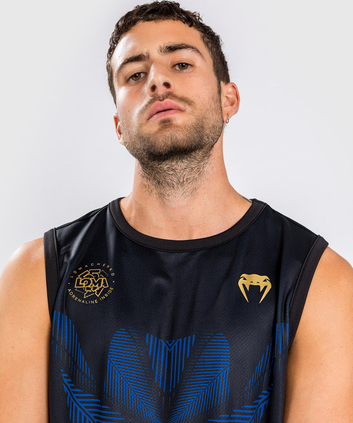Venum Phantom Loma Canotta Dry Tech - Nera/Blu