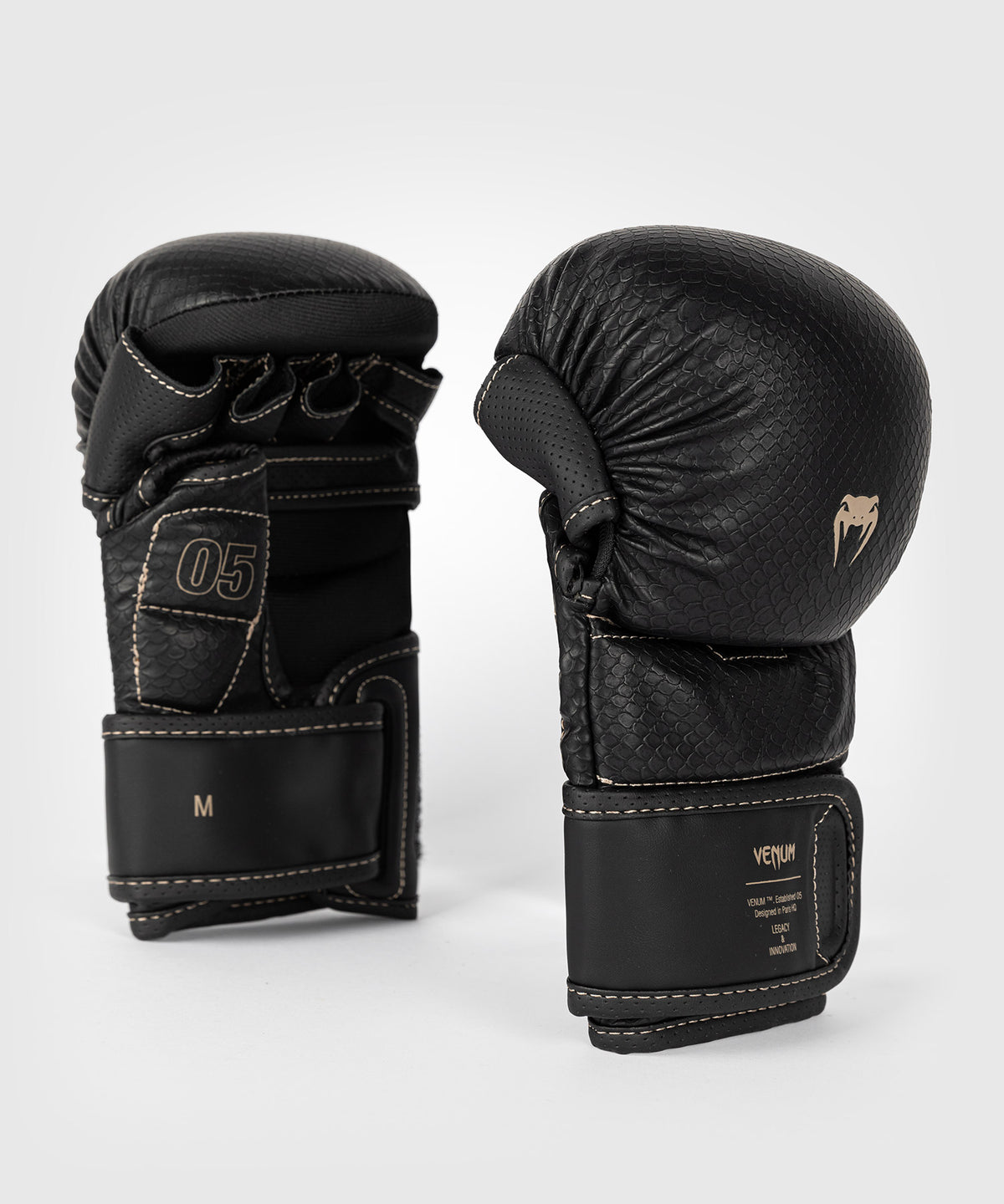 Venum Impact Evo Scales Guanti da sparring MMA - Nero